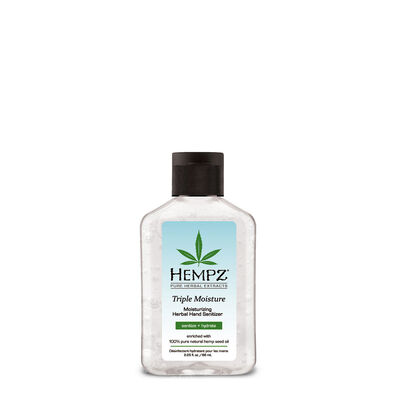 Hempz Mini Triple Moisture Moisturizing Hand Sanitizer Travel Size