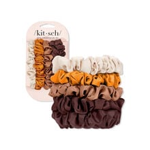 Kitsch Satin Petite Scrunchies 5pc Set - Sedona