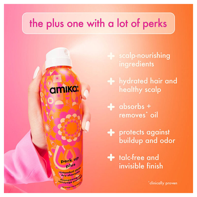 amika Perk Up Plus Extended Clean Dry Shampoo image number 1