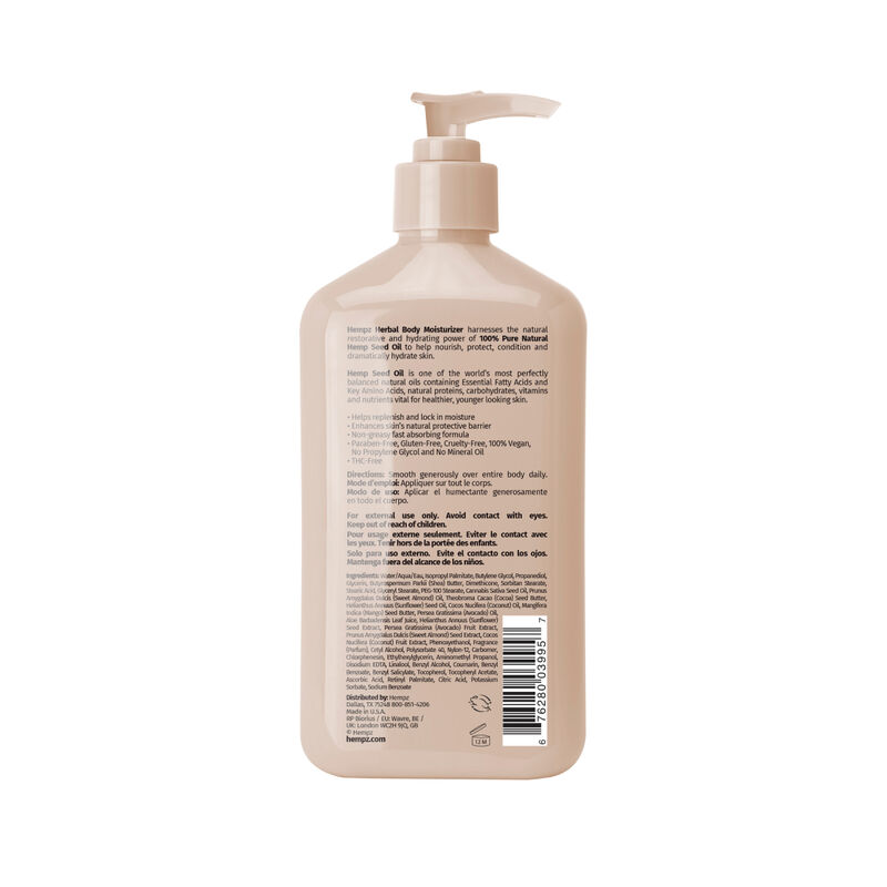 Hempz Koa & Sweet Almond Smoothing Herbal Body Moisturizer image number 1