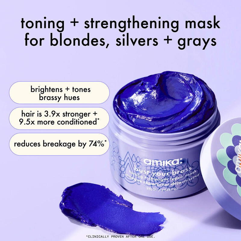 Amika Build Your Brass Intense Tone and Repair Mask image number 3