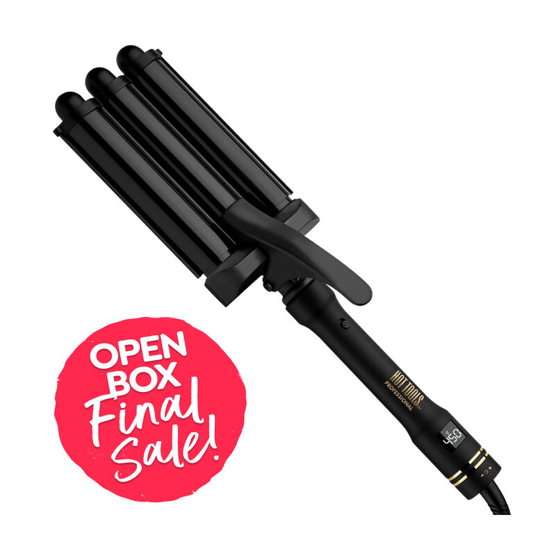 Open Box Hot Tools Black Gold 3 Barrel Waver (Final Sale) image number 0