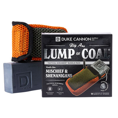 Duke Cannon Lump of Coal Tactical Scrubber Bundle Pack