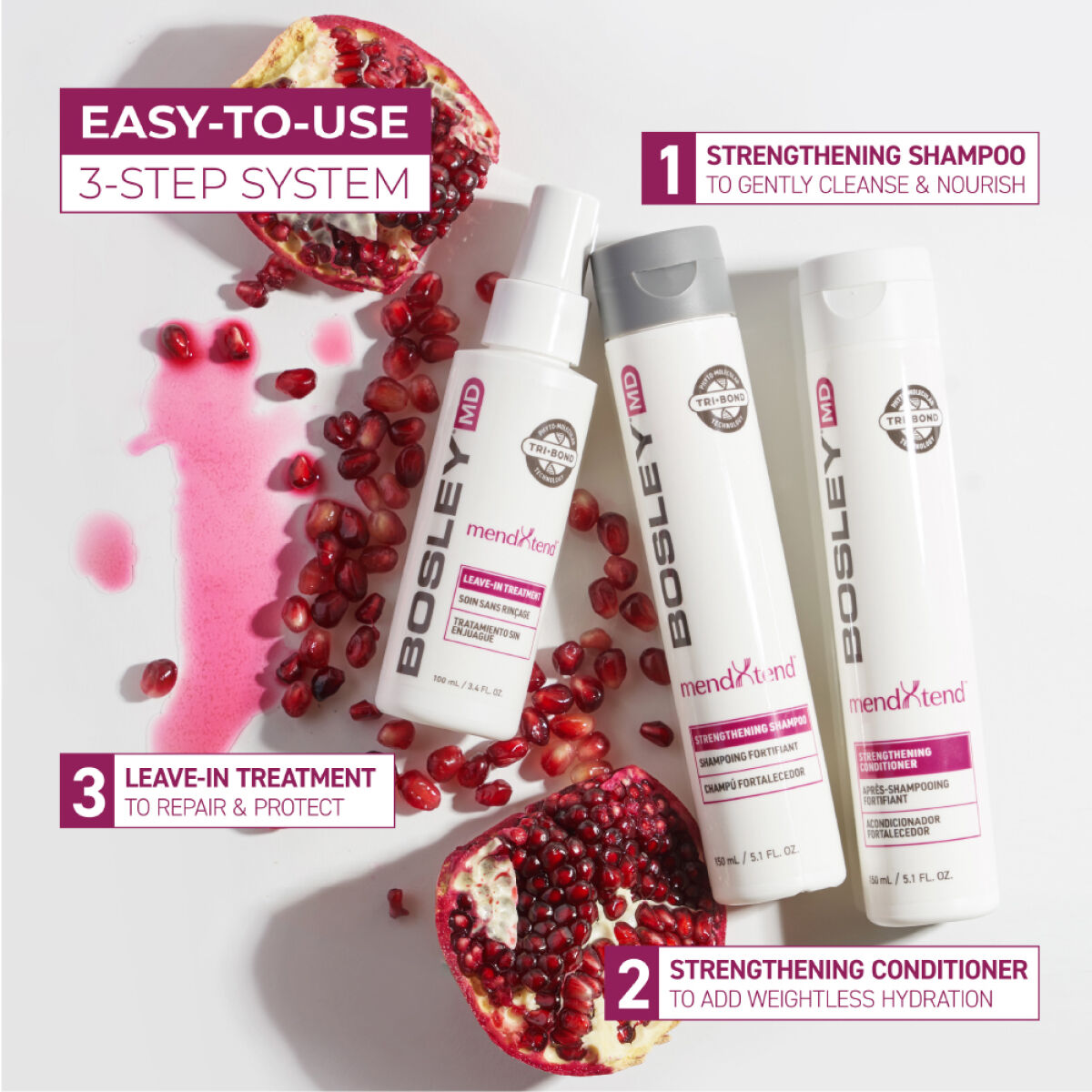 Bosley MendxTend Strengthening Conditioner - Thumbnail 2