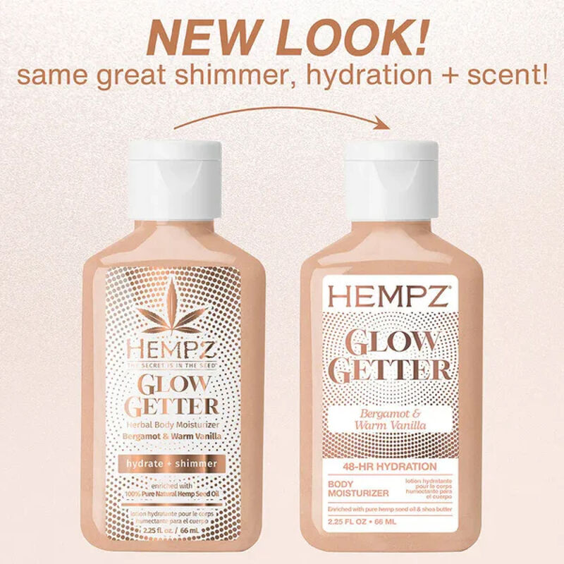 Hempz Mini Glow Getter Herbal Body Moisturizer with Shimmer image number 2