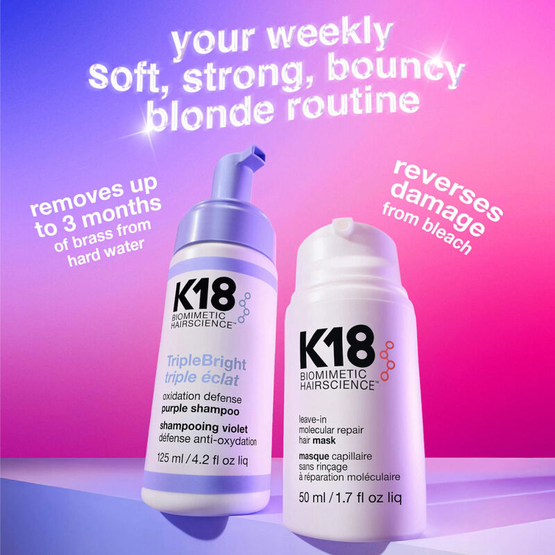 K18 Triple Bright Purple Shampoo image number 4