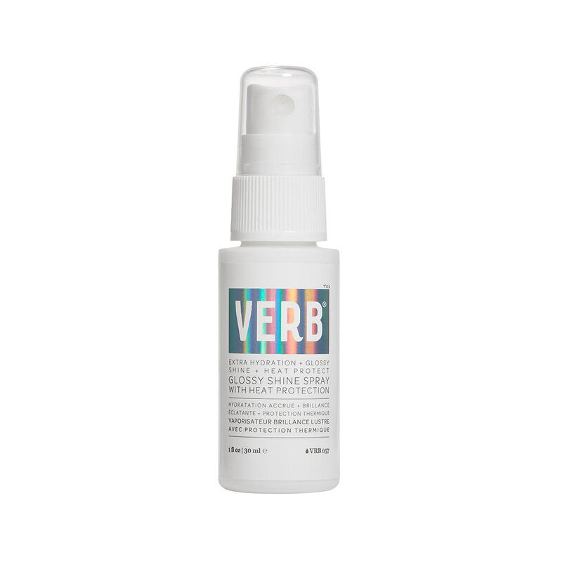 Verb Glossy Shine Spray with Heat Protection Travel Size image number 0