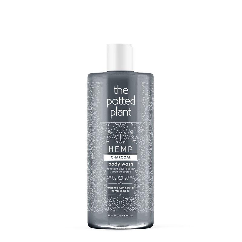 The Potted Plant Charcoal Hemp Herbal-Enriched Body Wash image number 0
