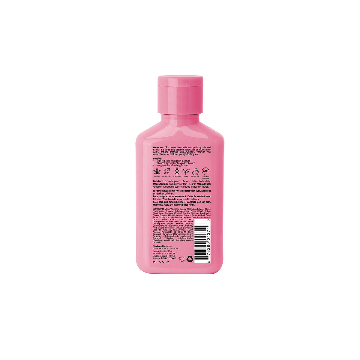 Hempz Sweet Jasmine & Rose Moisturizer Travel Size