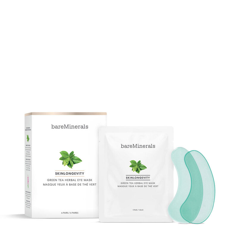 bareMinerals Skinlongevity Green Tea Herbal Hydrating Undereye Mask image number 0