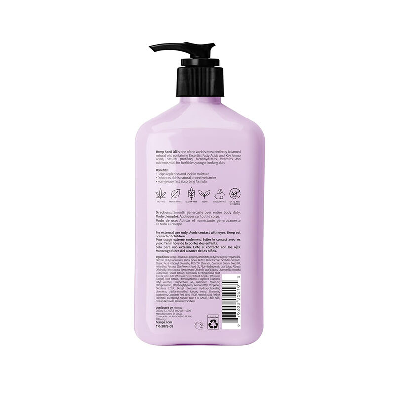 Hempz Limited Edition Vanilla Plum Herbal Body Moisturizer image number 1