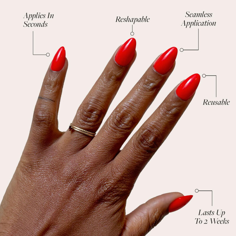 Glamnetic Classic Red Press-On Nails image number 6