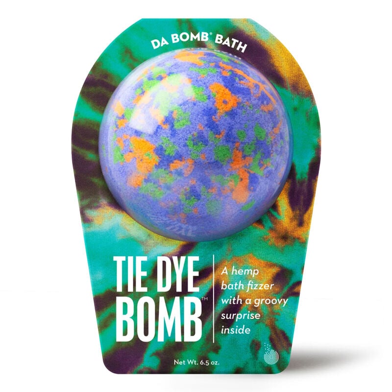 Da Bomb Bath Tie Dye Purple Bath Bomb image number 0