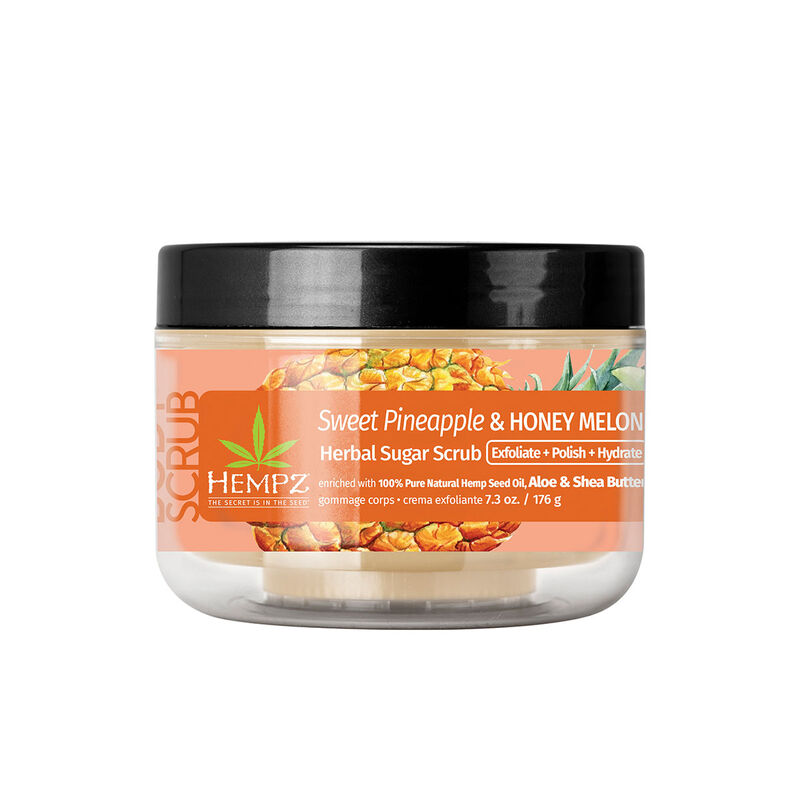 Hempz Sweet Pineapple & Honey Melon Herbal Sugar Scrub image number 0