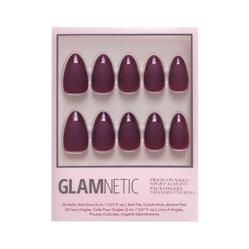 Glamnetic Merlot Press-On Nails image number 0
