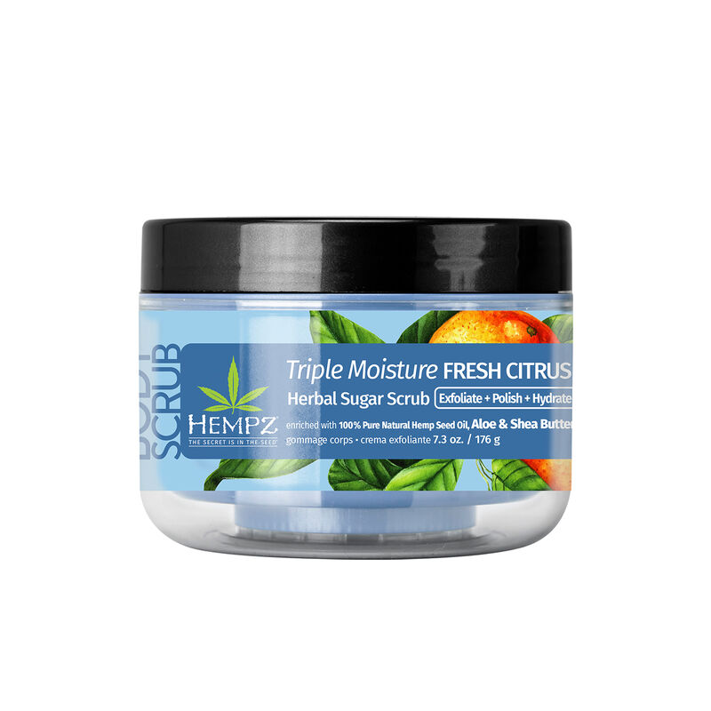 Hempz Triple Moisture Herbal Whipped Creme Sugar Scrub image number 0