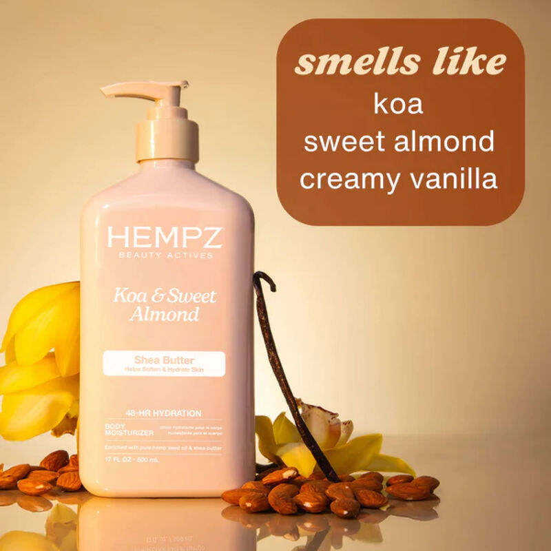 Hempz Koa & Sweet Almond Smoothing Herbal Body Moisturizer Travel Size image number 1