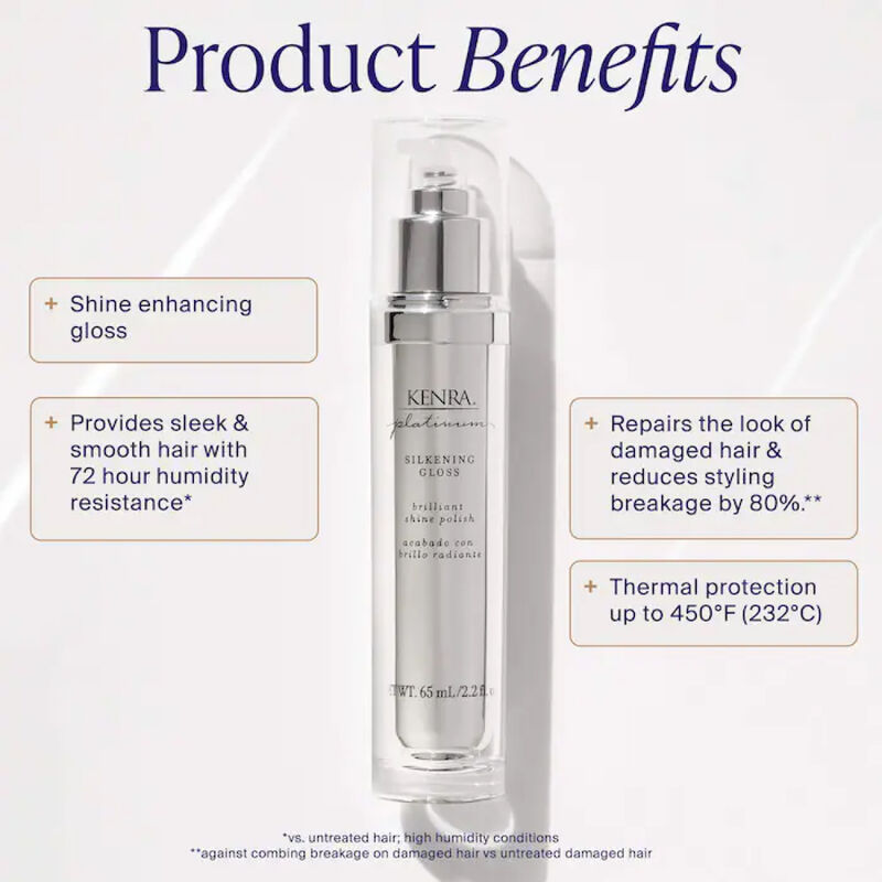 Kenra Platinum Silkening Gloss image number 4