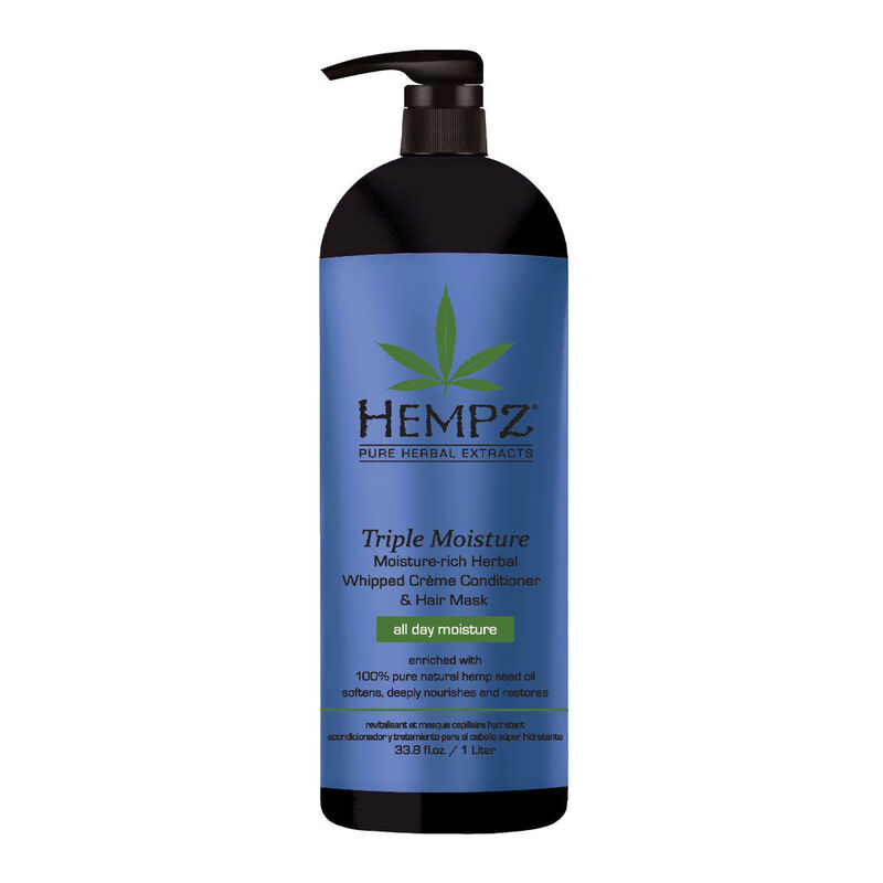 Hempz Triple Moisture Moisture-rich Daily Herbal Whipped Creme Conditioner and Hair Mask image number 0