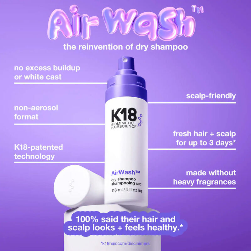 K18 AirWash Dry Shampoo image number 2