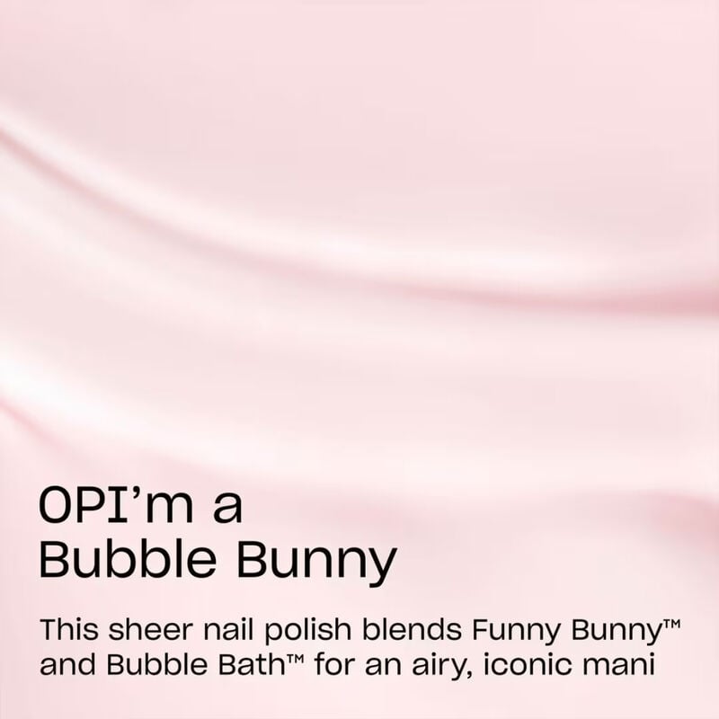 OPI Nail Lacquer   - OPI'm a Bubble Bunny image number 2