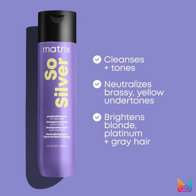 Matrix Total Results Color Obsessed So Silver Toning Shampoo image number 2