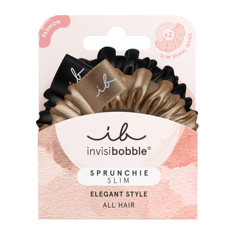 Invisibobble Sprunchie Slim True Golden - 2pc image number 0