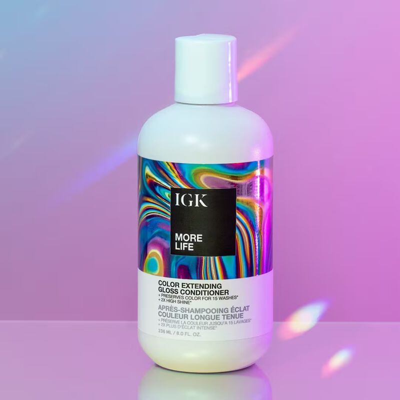 IGK More Life Color Extending Gloss Conditioner image number 2