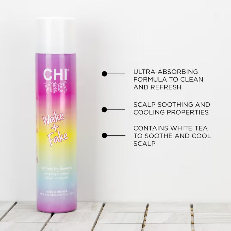 CHI Vibes Wake + Fake Scalp Soothing Dry Shampoo image number 2