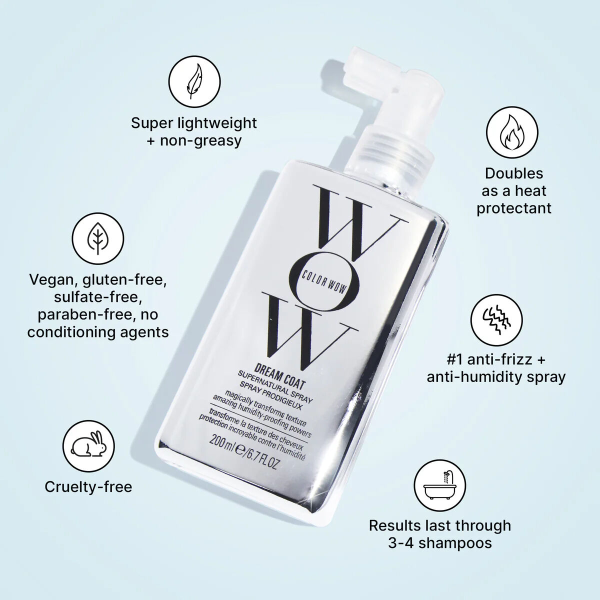 COLOR WOW Dream Coat Treatment Spray - Thumbnail 2