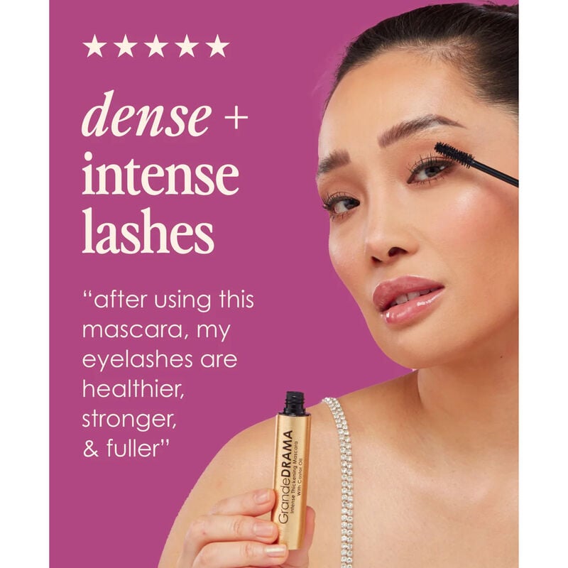 Grande Cosmetics GrandeDRAMA Intense Thickening Mascara with Castor Oil image number 3