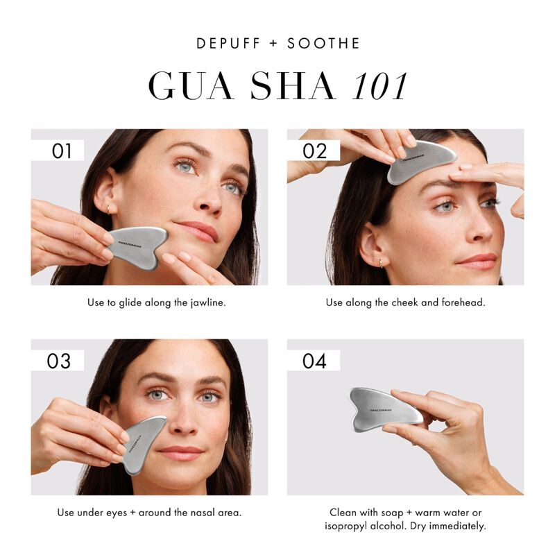 Tweezerman Stainless Steel Gua Sha image number 2