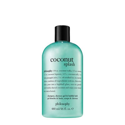 philosophy coconut splash shampoo, shower gel & bubble bath
