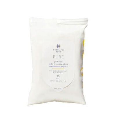 Beekman 1802 Pure Goat Milk Face Wipes Travel Size