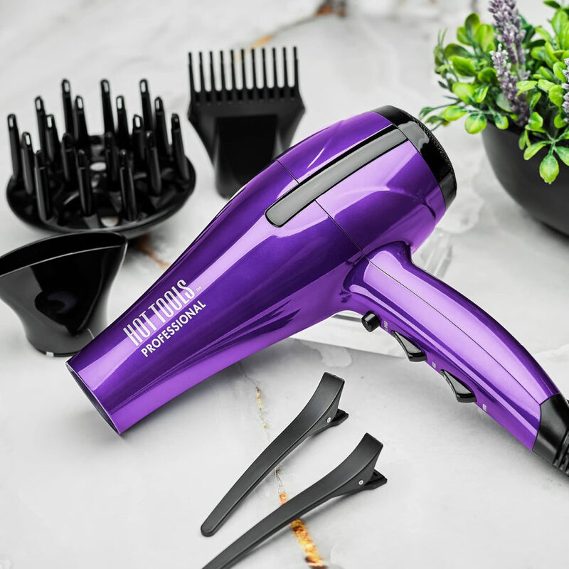 Open Box Hot Tools Turbo Ceramic + Ionic Hair Dryer Purple (Final Sale) image number 3