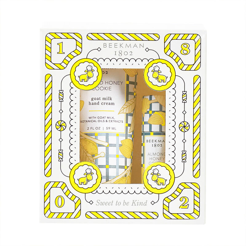 Beekman 1802 Almond Honey Cookie Hand Cream & Lip Balm Set image number 0