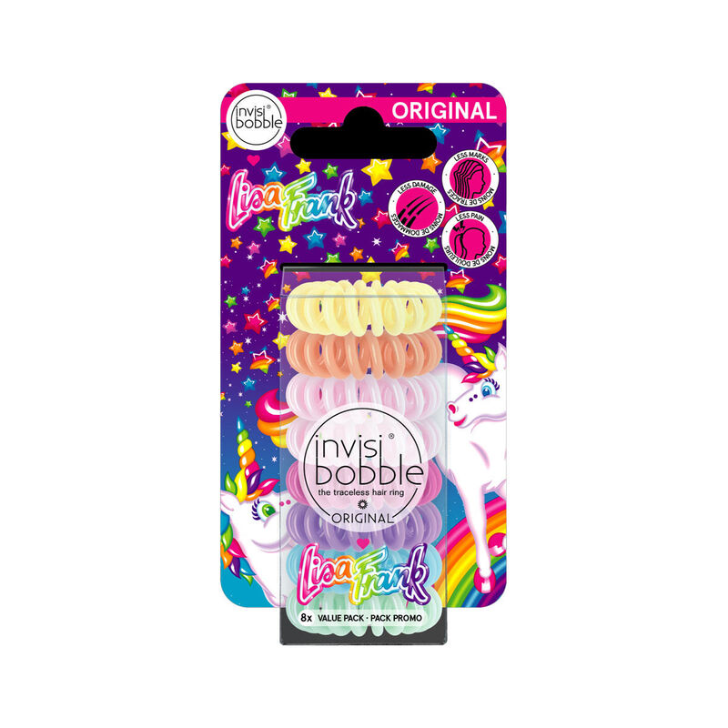 Invisibobble ORIGINAL Lisa Frank Be My Rainboo 8 pc image number 0