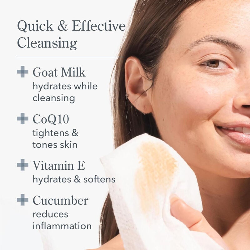 Beekman 1802 Pure Goat Milk Face Wipes image number 2