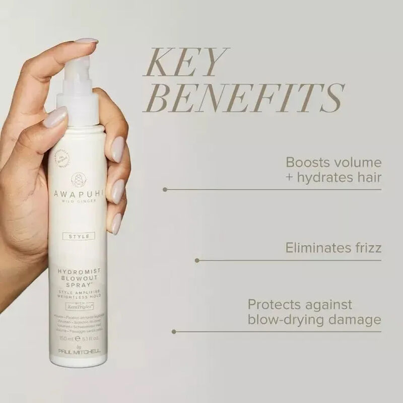 Paul Mitchell Awapuhi Wild Ginger Hydromist Blow-Out Spray image number 3