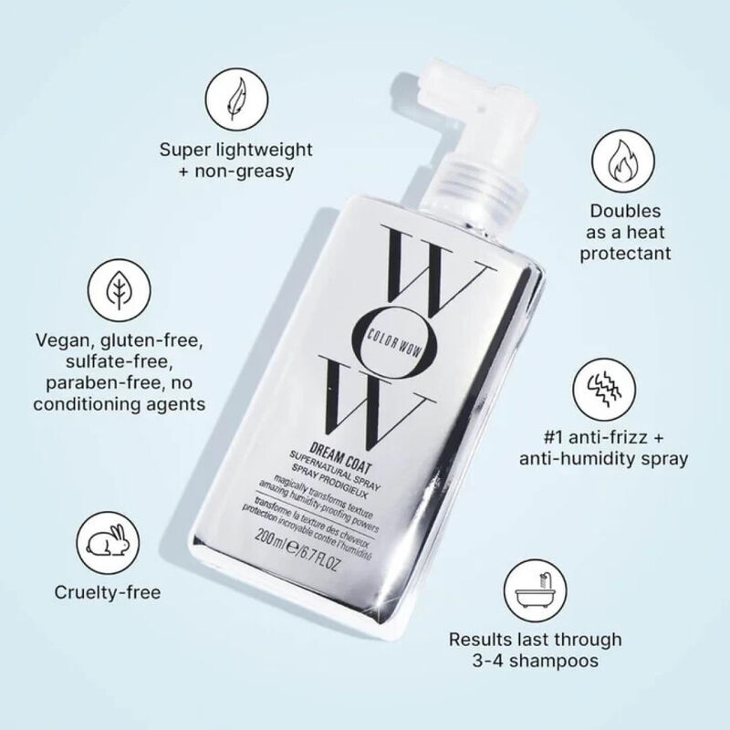Color Wow Dream Coat Supernatural Spray Anti-Frizz Treatment Travel Size image number 1