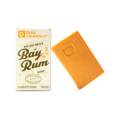 Mens Soap Bar - Bay Rum - Shower, Shave, Shampoo (4.5 oz)