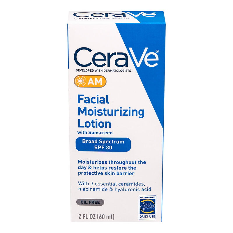 CeraVe AM Facial Moisturizing Lotion with Sunscreen image number 0