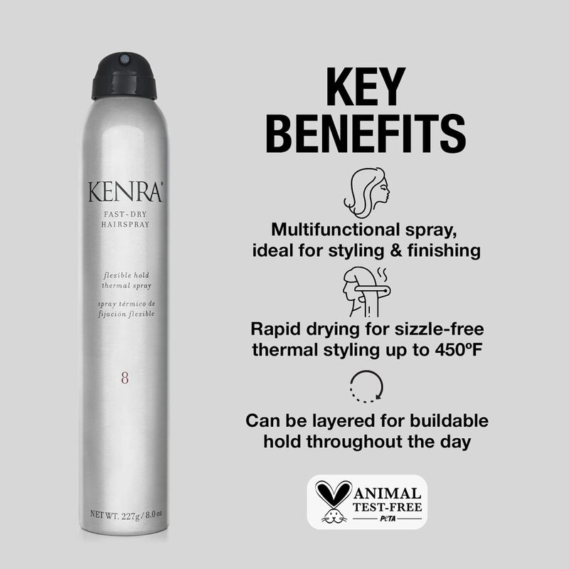 Kenra Fast Dry Hair Spray 8 image number 2