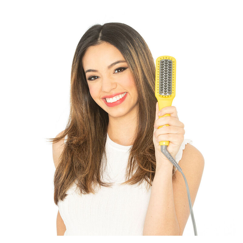 Drybar The Baby Brush Crush Mini Heated Straightening Brush image number 4