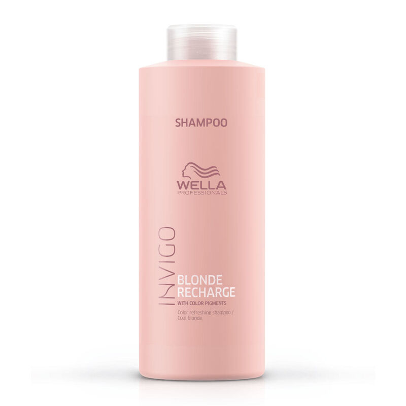 Wella Invigo Blonde Recharge Color Refreshing Shampoo for Cool Blondes image number 0
