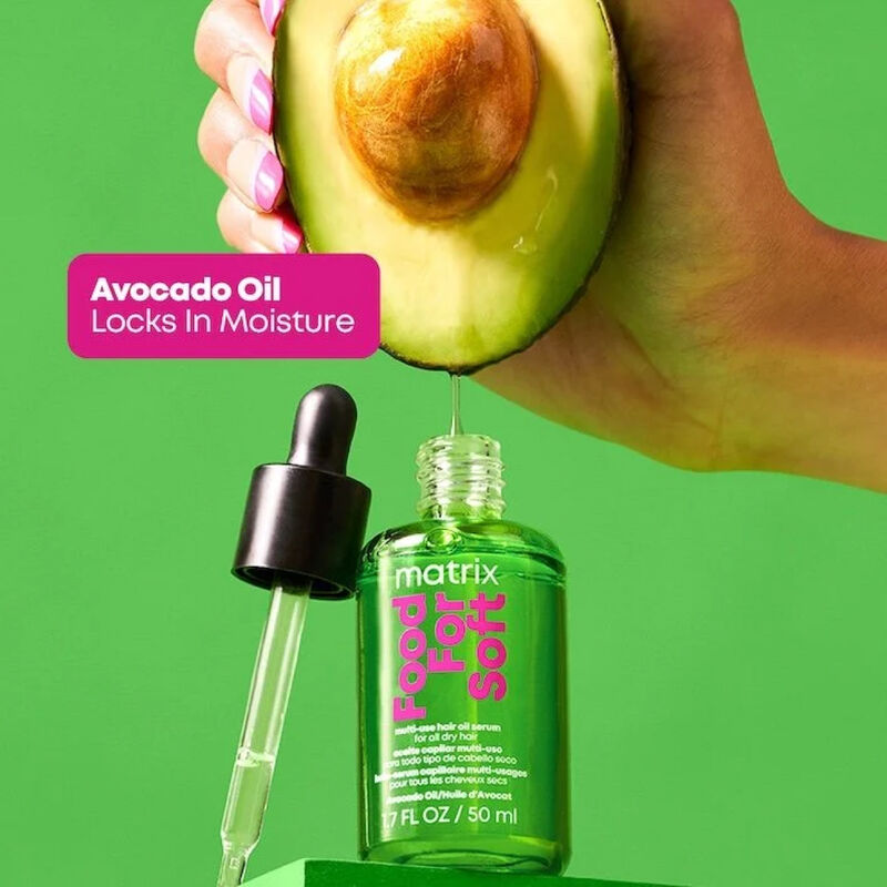 Matrix Total Results Food For Soft Multi-Use Hair Oil Serum image number 3
