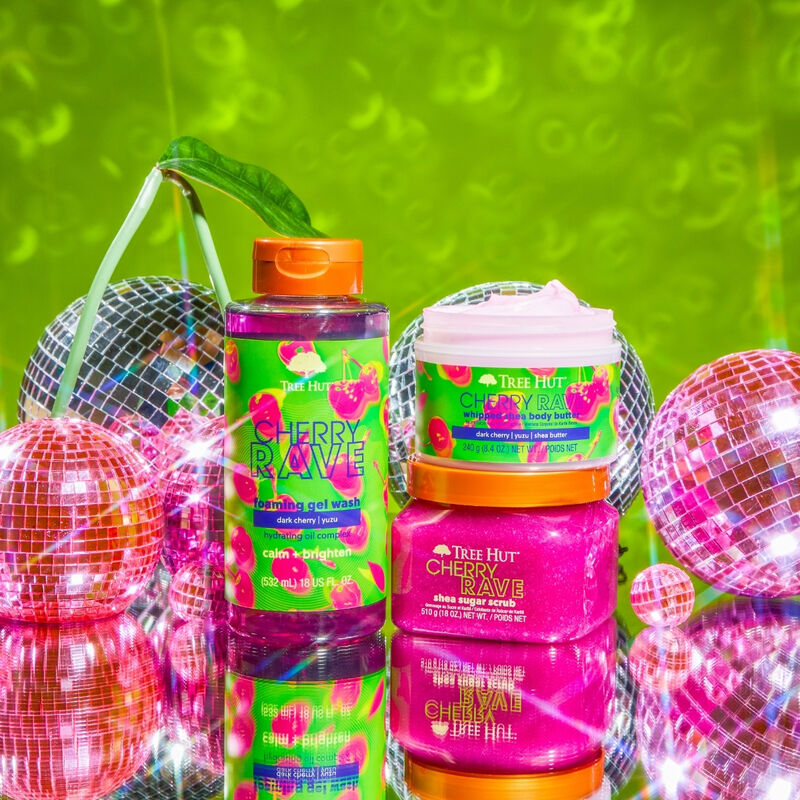 Tree Hut Cherry Rave Shea Sugar Scrub image number 5