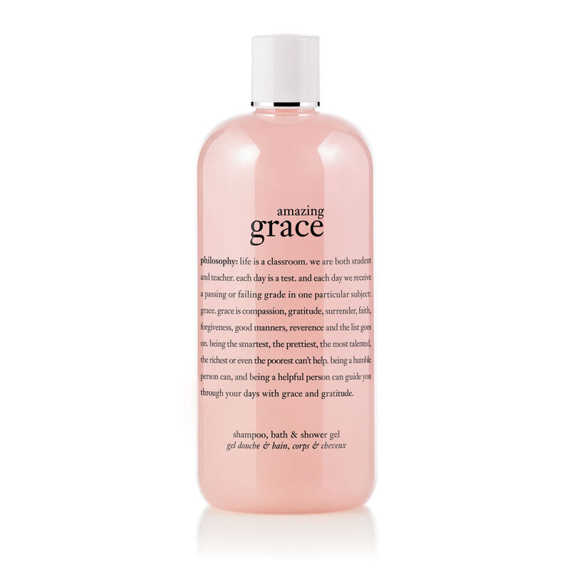 philosophy amazing grace shampoo, shower gel and bubble bath image number 0