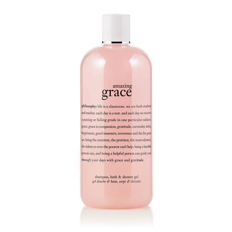 philosophy amazing grace shampoo, shower gel and bubble bath image number 0