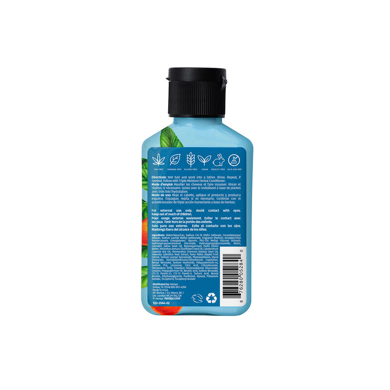 Hempz Mini Triple Moisture Fresh Citrus Herbal Shampoo image number 1